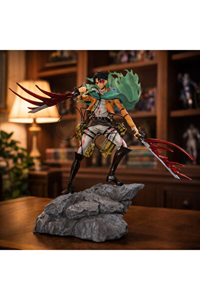 hediyeconcepti تمثال محارب الأنمي بالسيف من Xinchangda Sanli، تمثال ديناميكي ...
