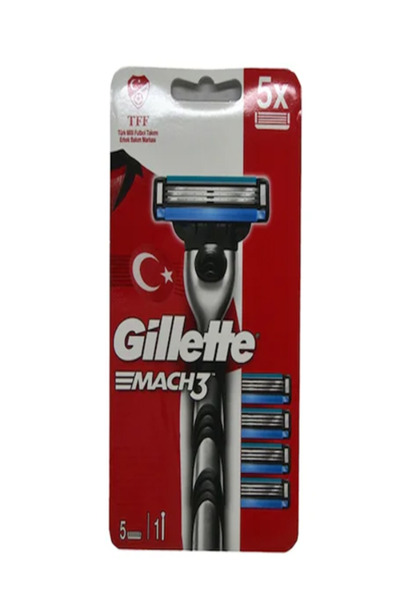 Gillette Mach 3 Razor + 5 Replacement Blades Series
