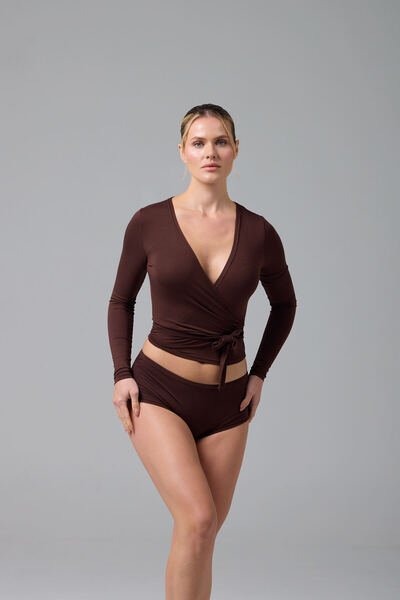 LE POLE LUNA WRAP - BAĞLAMALI ÜST