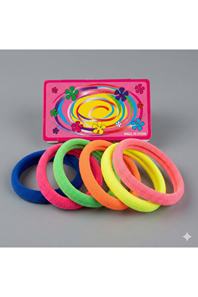 Srctech Medium Size Luxury Quality Towel Elastic Buckle Set of 6 Neon Colors ...