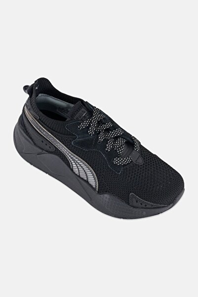 Puma حذاء رياضي للأطفال الأولاد RS-XK برباط، أسود