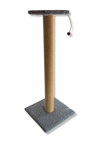 ambarpet Stepli Thick Tubular 100 cm Gray Cat Scratching Board