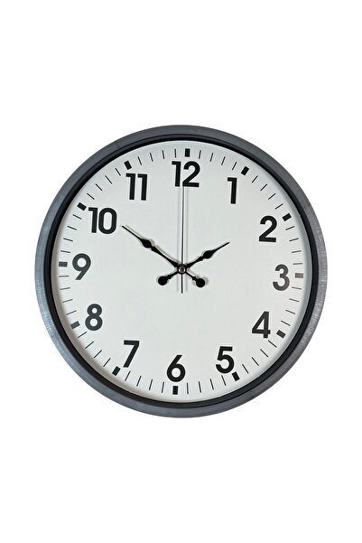 ForWhat 36cm Grey Style Decor Wall Clock for Office Home Office Gift