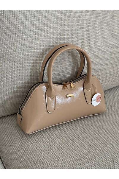 BAGLOVİS Shiny Mink Blnci Stylish and Simple Women's Hand/Shoulder Bag En28 B...