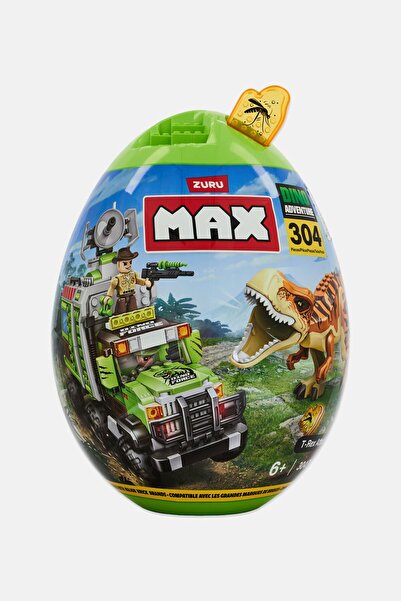 Zuru 303 Pieces Max Dino Adventure T-Rex Attack Building Sets