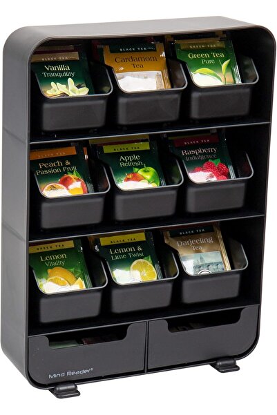 Generic Mind Reader 9 Removable Drawers Tea Bag holder and Condiment Organize...