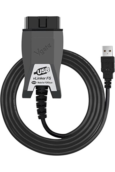 BRF Nacario vLinker FS OBD2 USB adaptörü for-Scan HS/MS-CAN Otomatik Anahtar ...