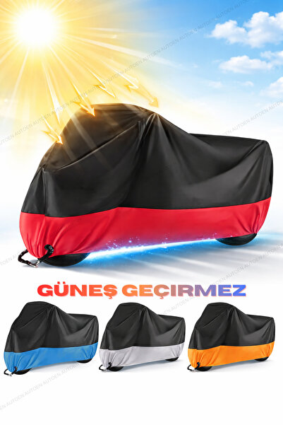 AutoEN TÜM MOTORLARA UYUMLU MOTOSİKLET BRANDASI (SİYAH-ÖZEL RENKLER)