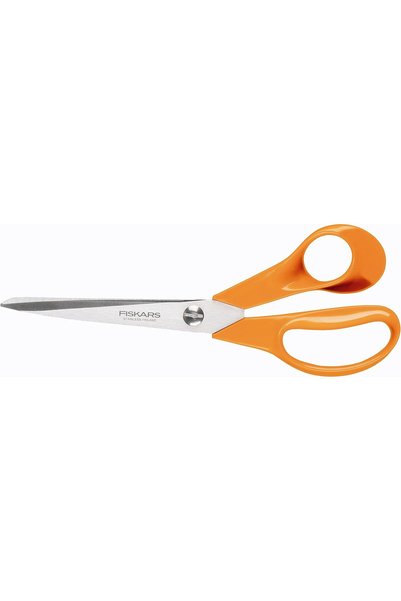 FiSKARS El sanatları, dikiş ve ofis işleri için evrensel makas, Klasik, Uzunluk: 21 cm, Sağ elini ku