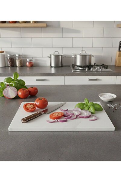 Yanmersan Porselen Taşı Kesme Tahtası | Şıklık, Dayanıklılık ve Hijyen Bir Ar...