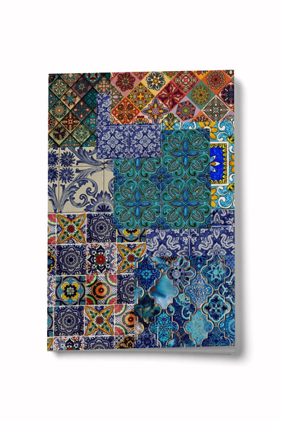 Bi Dünya Haber Art Series 1 Art of Tile A6 Mini caiet cu linii Bloc de note