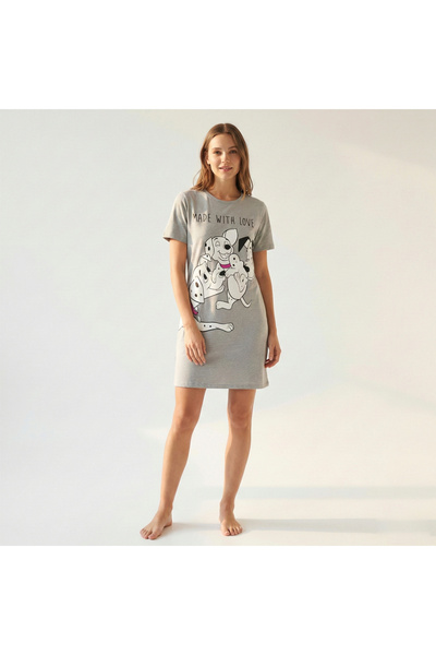 levanapajamas Levana Cartoon Night Shirt - Grey (Made With Love)