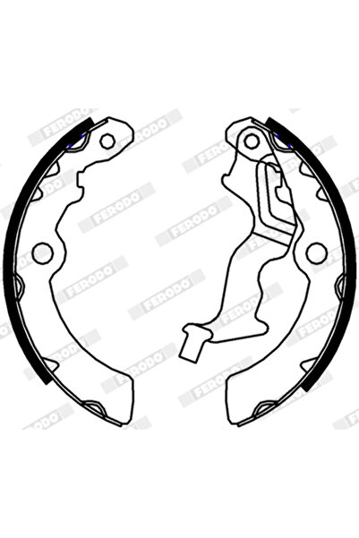 FERODO Set Saboti Frana Dacia Spring