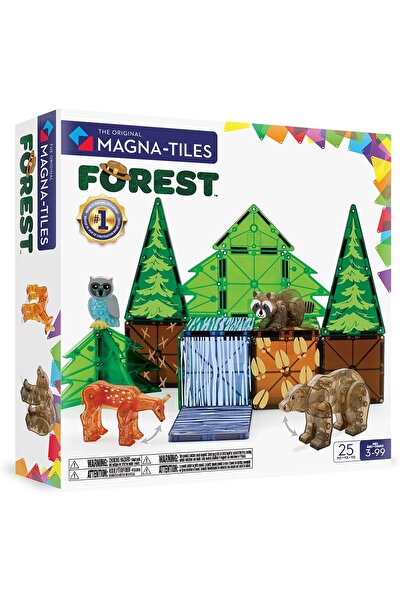 Generic Magna-Tiles Forest Animals Magnetic Building Set, 25 Pieces, The Orig...