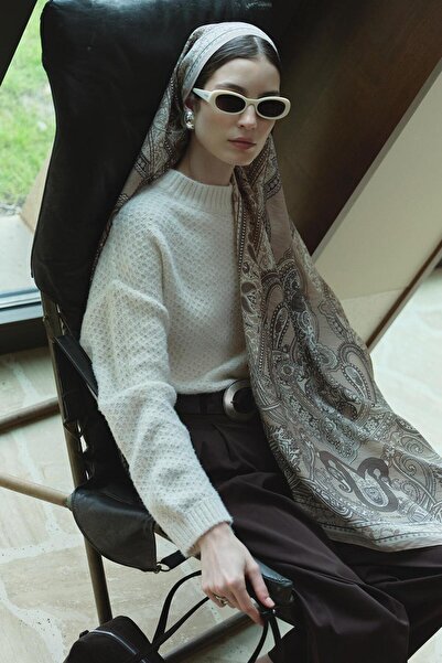 Jolamier Bej Valeris Yün İpek Şal