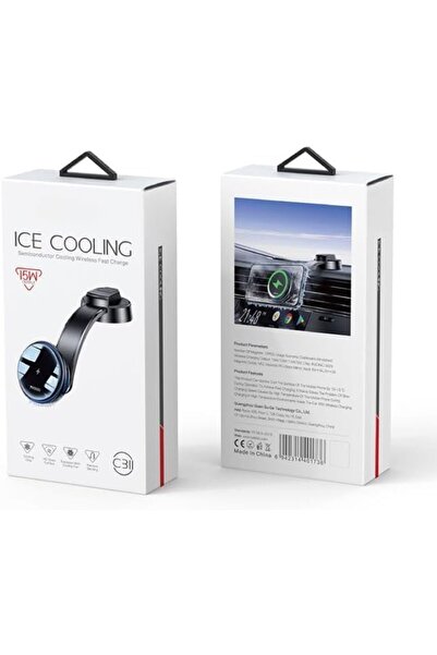 REBENUO شاحن سيارة لاسلكي Yesido C311 بقوة 15 واط مع تبريد أشباه الموصلات - ح...