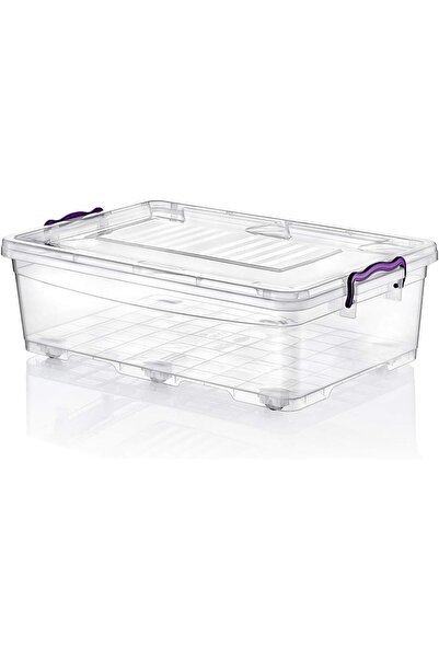 Hobby Life 1-Piece 30 Litre Plastic Rectangular Multi-Box with Wheels