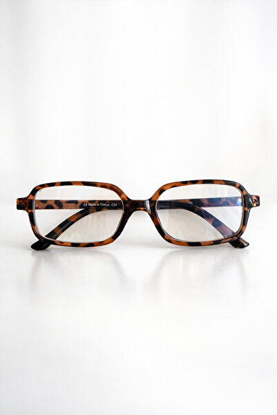 PİYESBOUTİQUE Oval Round Bone Transparent Women Men Unisex Blue Light Protect...