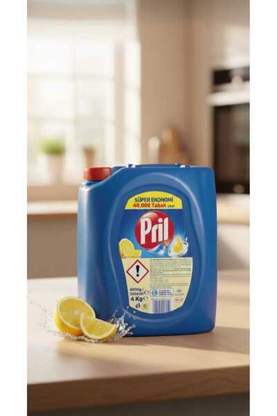 Henkel Limonlu Sıvı Bulaşık Deterjanı 4 kg - Süper Ekonomi Paketi