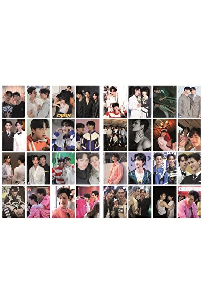 nihonwosekai مجموعة بطاقات صور وملصقات بيت بيب 32 قطعة K DRAMA / K POP