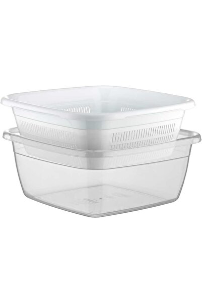 Hobby Maya Professional Tools Colander with Bowl, 6 Litres, White