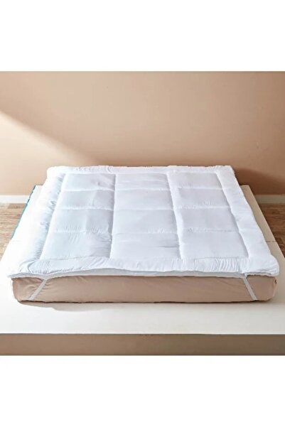HOME AURAA Prima Microfiber King Mattress Topper-180x200cm-WHITE