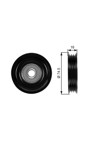 GATES Rola Intinzator Curea Transmisie Nissan Cube/Micra 3/Micra C+C 3