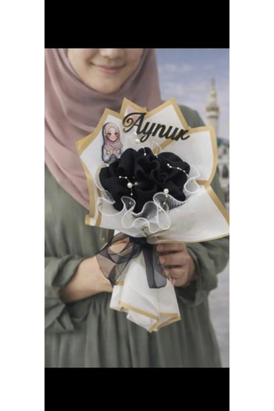 Sosyete shop Gift Shawl Bouquet (Head Covering) for Special Occasions, Birthd...