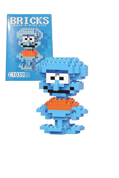 WUNİT Bricks Squidward Karakter Figürü 3D Yapboz Figürü Süngerbop Karepantalon