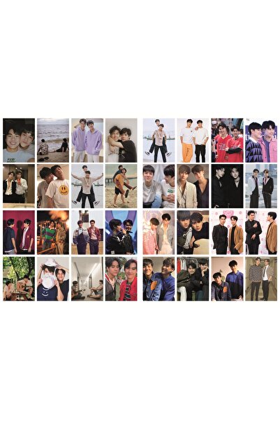 nihonwosekai Bad Buddy Sticker Photocard PC Seti 32 Adet K DRAMA / K POP