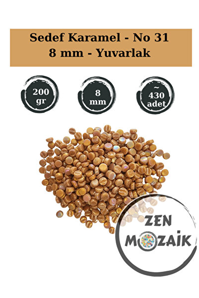 Zen Mozaik Round Glass Mosaic Tile for Your Artistic Mosaic Works - Diameter ...