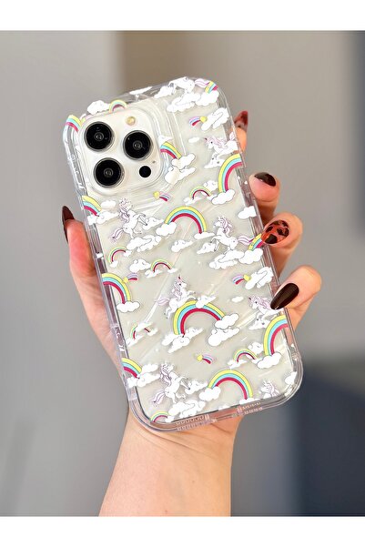 MİRAZ TASARIM حافظة شفافة واقية من الصدمات لهاتف آيفون 14 برو ماكس بنمط لطيف ...