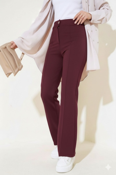 mooishan Full Lycra piped Palazzo Trousers New Season-2026