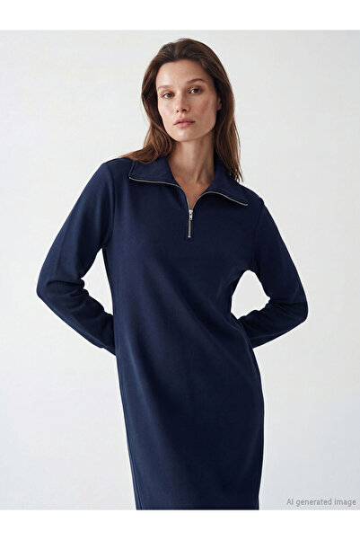 LC Waikiki RMZ GİYİM FARKIYLA Devrik Roba Sweat Elbise