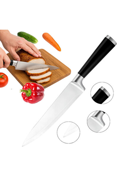 Salestore.ro Cuțit de bucătărie 20 cm, oțel inoxidabil 56±HRC, antiderapant, ...