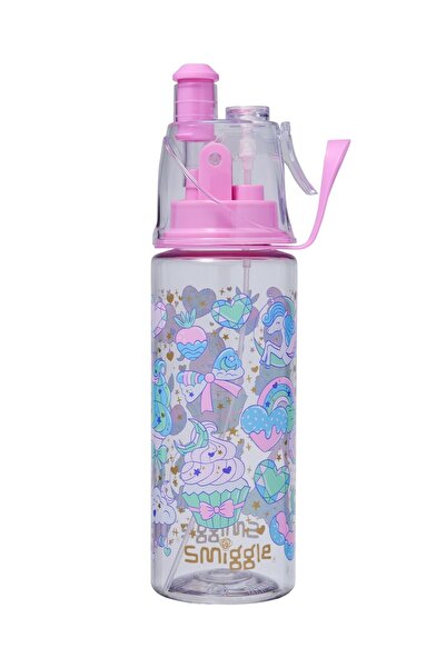 SMIGGLE Radiant Sprayed 560ml Bpa-Free Pink Water Bottle
