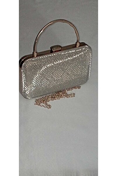 Şarra Gossi Yılan Gold Evening Dress Evening Bag Gold