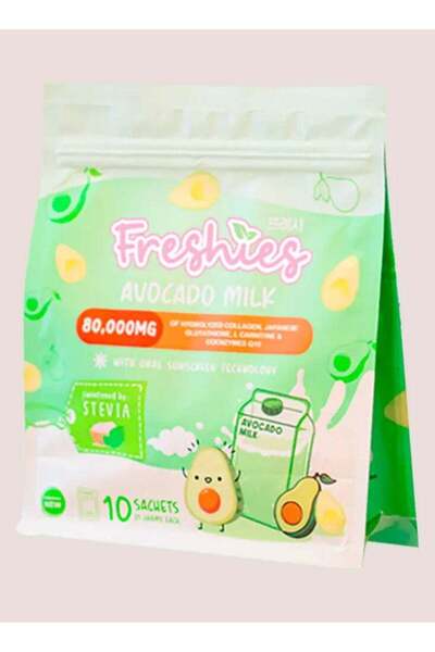 Freshies Avocado Milk – 80,000mg Collagen, Glutathione, L-Carnitine & CoQ10 –...
