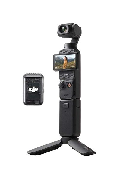 DJI كاميرا Osmo Pocket 3 Creator Combo، كاميرا تصوير فيديو مزودة بمستشعر CMOS...