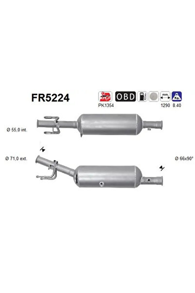 As Filtru Funingine/Particule Sist.De Esapament Peugeot 508 1