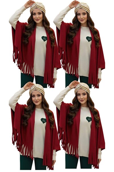 ALDAIYR 4 Pcs Polar Puffy Chic Premium Soft Boucle Scarf