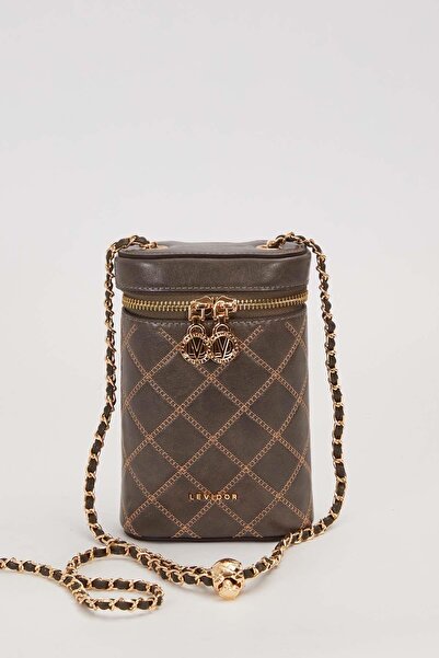 Levidor Cylinder Form Quilted Shoulder Bag