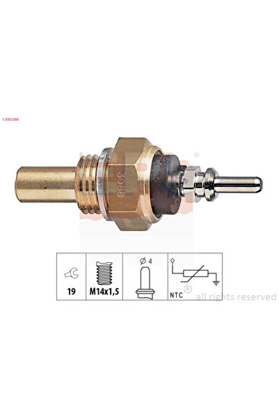 Eps Senzor Temperatura Lichid De Racire Mercedes-Benz /8/190/Unimog Setra Ser...