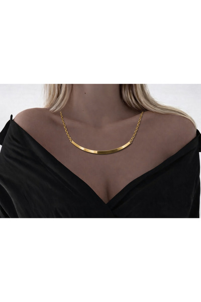 Maiden design Gold renk ezme model kolye