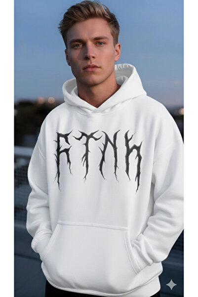 dwnwear هوديي سويت شيرت بسحاب نصفي أسود اللون للبالغين من مطبوع عامًا فما فوق...