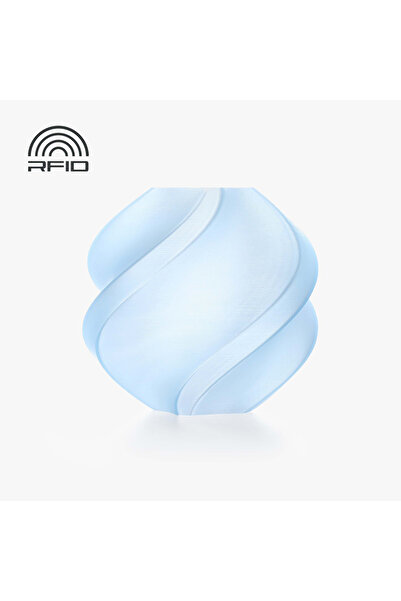 Bambu Lab Filament PLA translucid 1,75 mm Ice Blue 1 kg RFID cu bobină Ice Blue