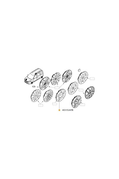 Renault Capac Roata Tabla 15''