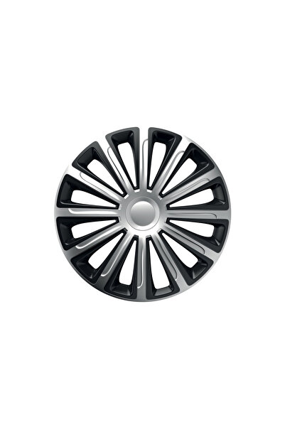 Mega Drive Set of Wheel Covers 14` Silver&Black Trend