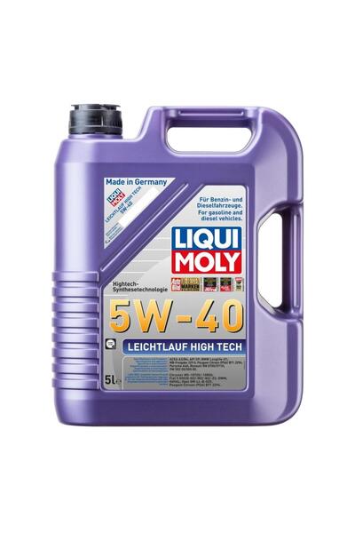 Liqui Moly Leichtlauf Ht 5W-40 A3/B4- 5L