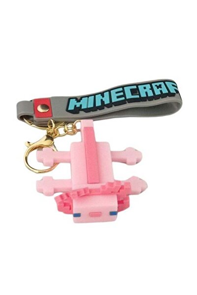 MINECRAFT Axolotl Keychain